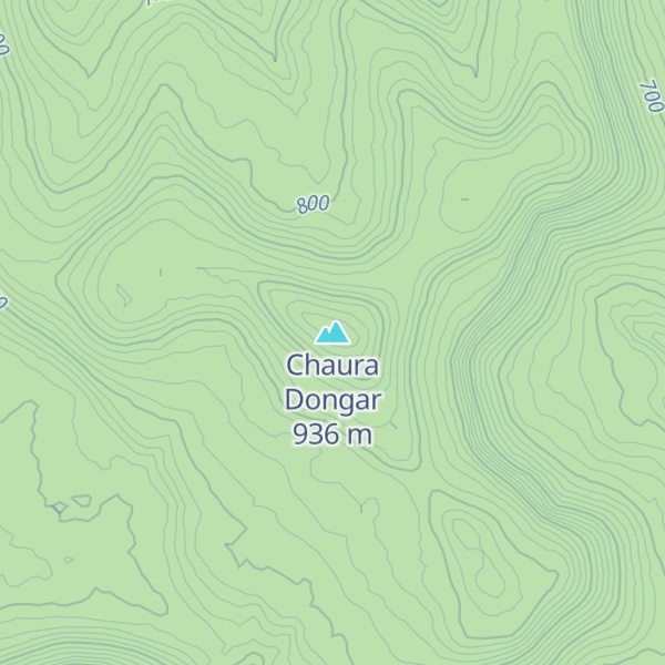 Map of Chaura Dongar