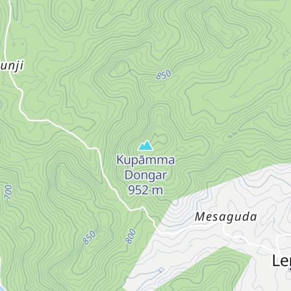 Map of Kupāmma Dongar