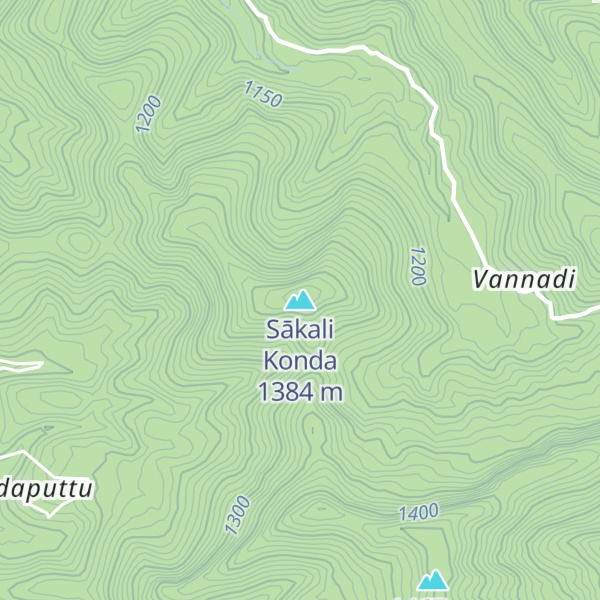 Map of Sākali Konda