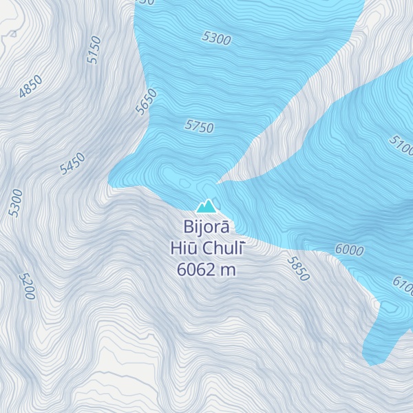 Map of Bijorā Hiū Chuli̇̄