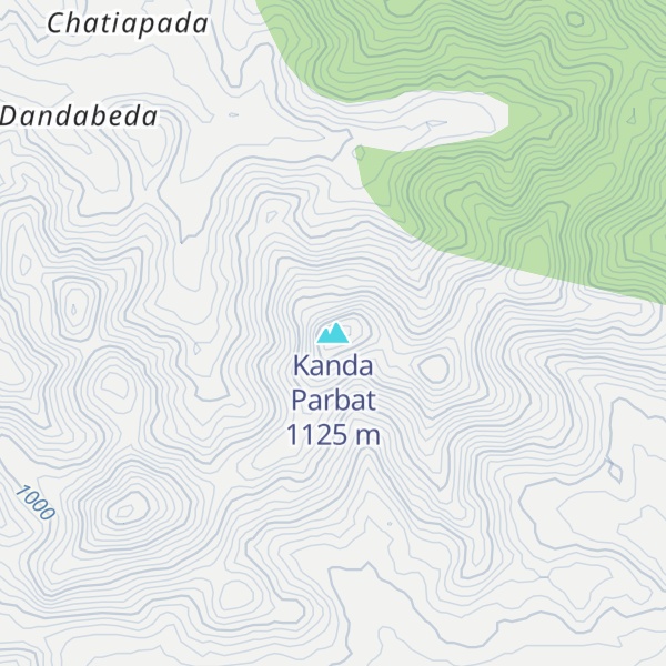 Map of Kanda Parbat