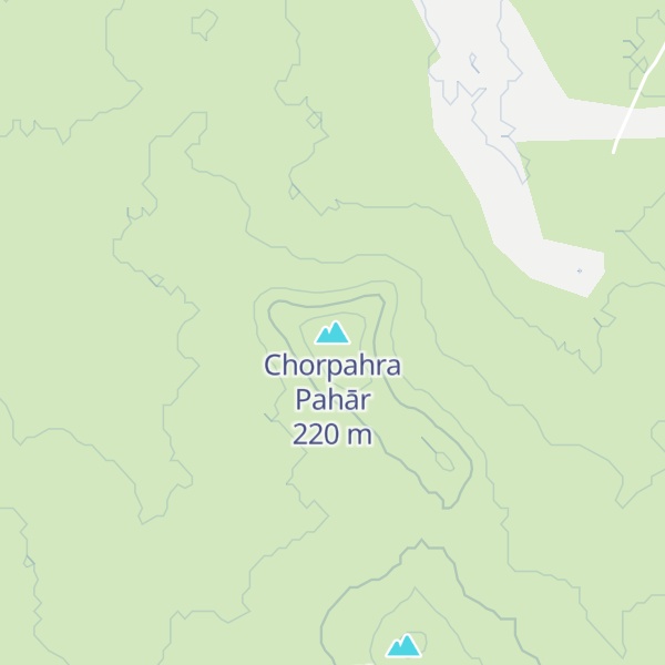 Map of Chorpahra Pahār