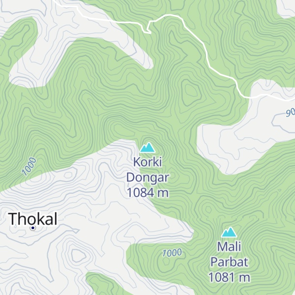 Map of Korki Dongar