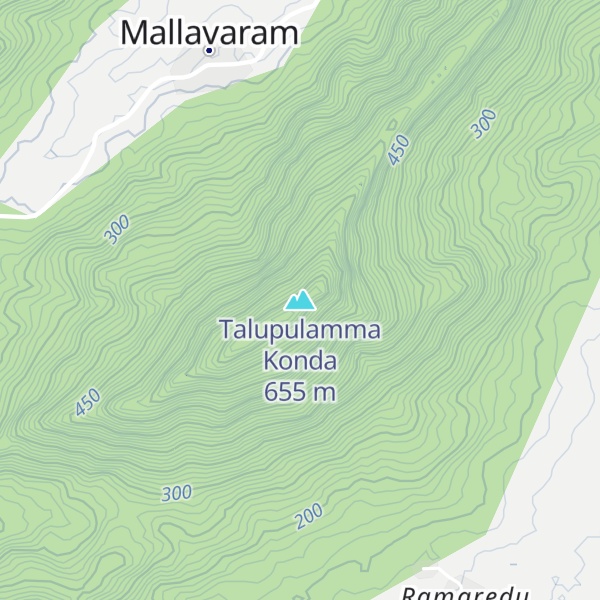 Map of Talupulamma Konda