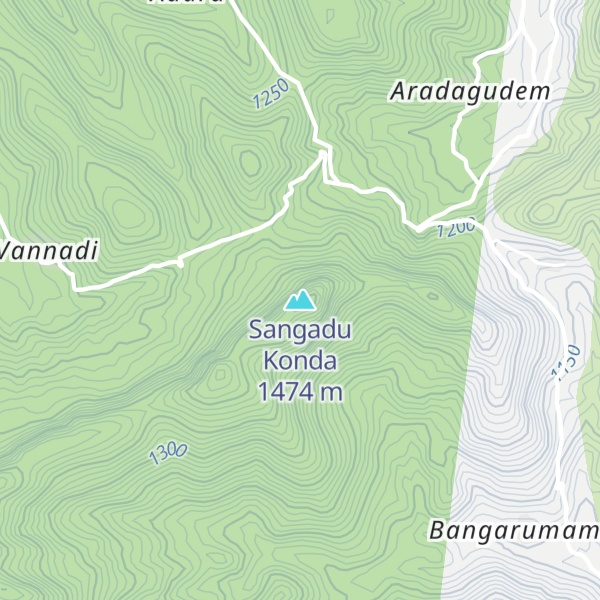 Map of Sangadu Konda