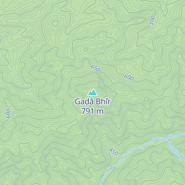 Map of Gaḍā Bhi̇̄r
