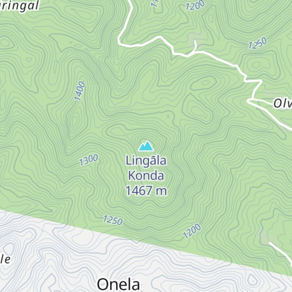 Map of Lingāla Konda