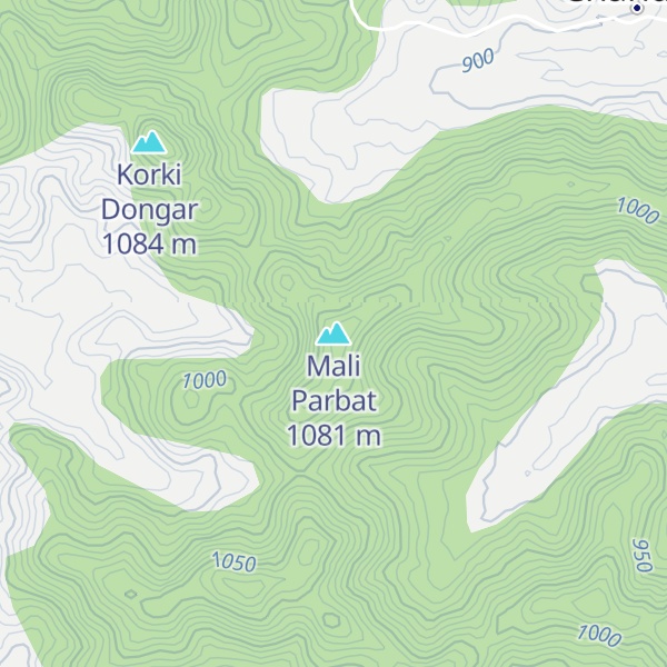 Map of Mali Parbat
