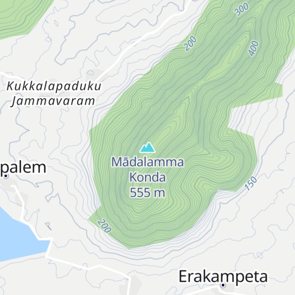 Map of Mādalamma Konda