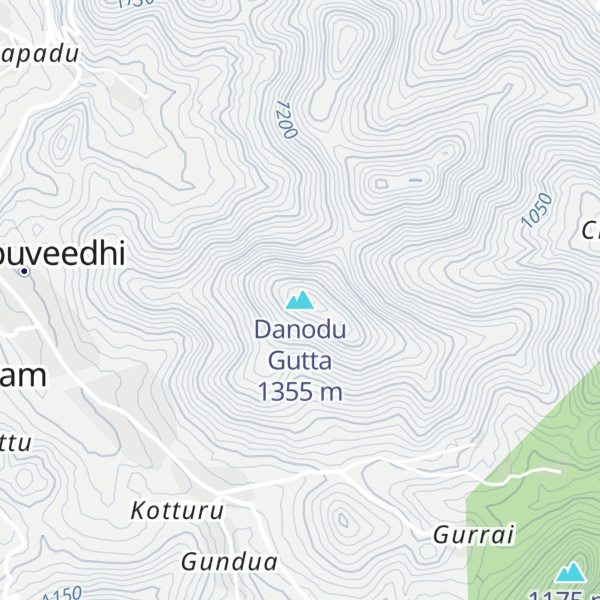 Map of Danodu Gutta
