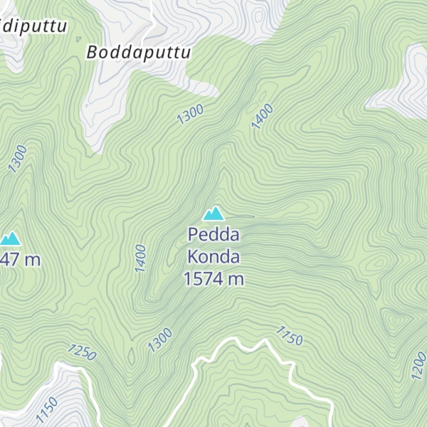 Map of Pedda Konda