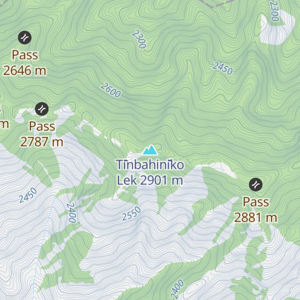 Map of Ti̇̄nbahini̇̄ko Lek