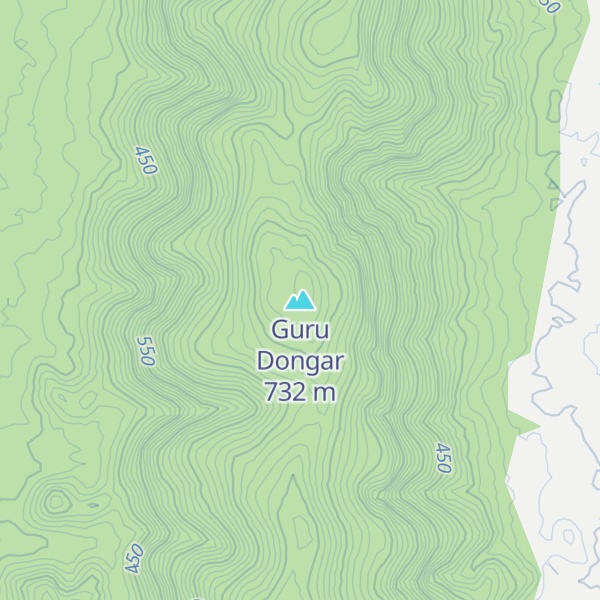 Map of Guru Dongar