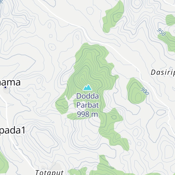 Map of Dodda Parbat