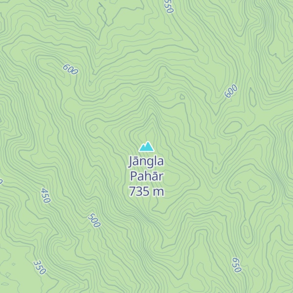 Map of Jāngla Pahār