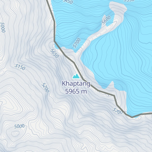 Map of Khaptang
