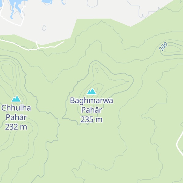 Map of Baghmarwa Pahār