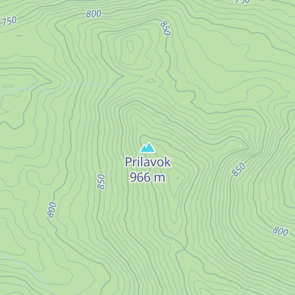 Map of Prilavok