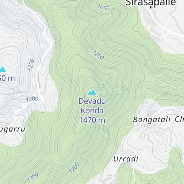 Map of Devadu Konda