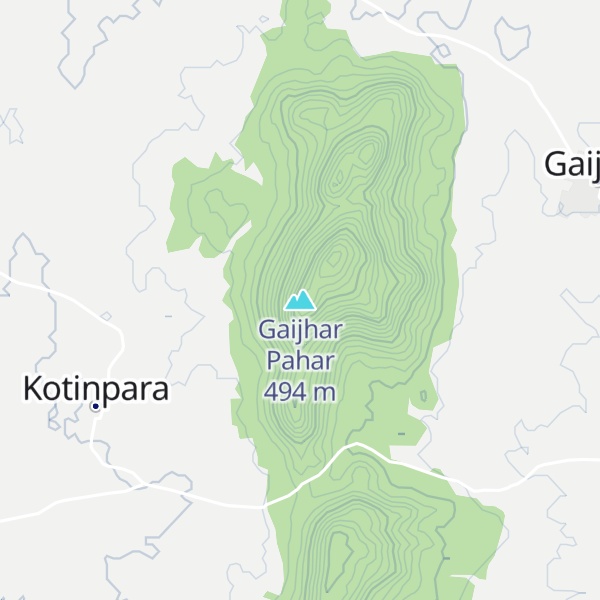 Map of Gaijhar Pahar