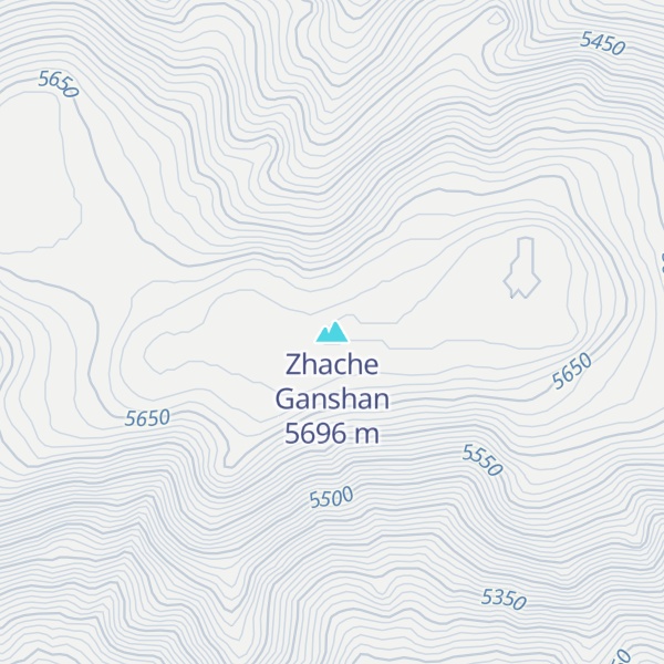 Map of Zhache Ganshan
