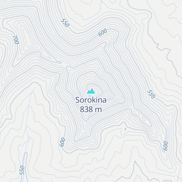 Map of Sorokina