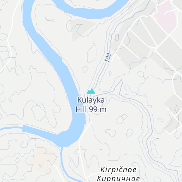 Map of Kulayka Hill