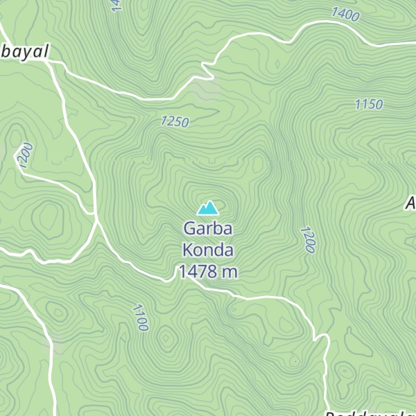 Map of Garba Konda