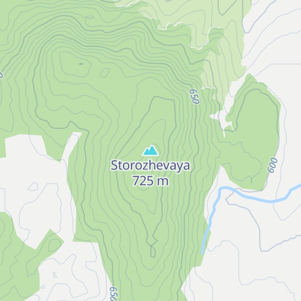 Map of Storozhevaya
