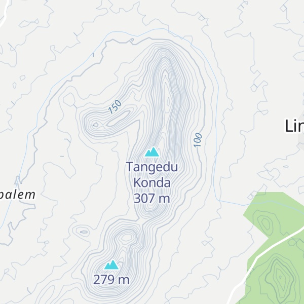 Map of Tangedu Konda