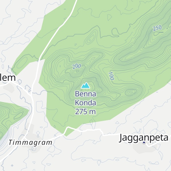 Map of Benna Konda