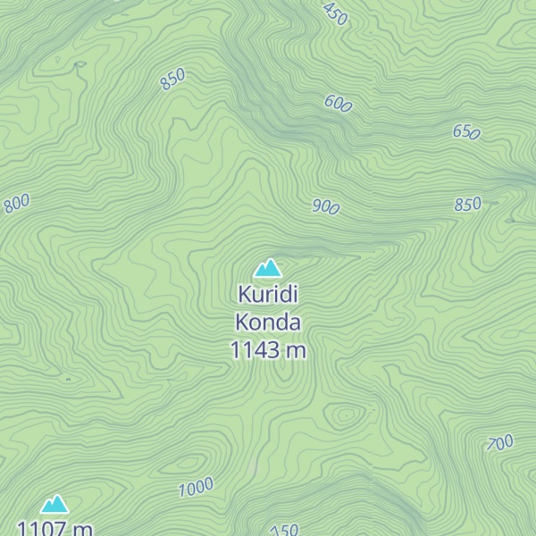 Map of Kuridi Konda