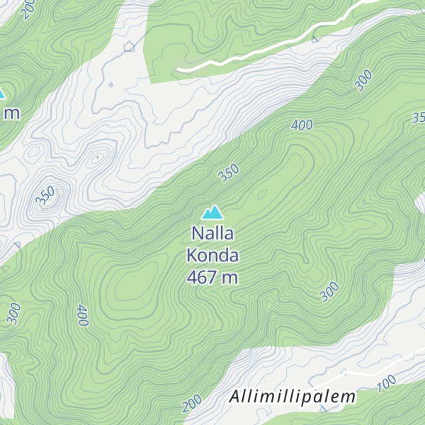 Map of Nalla Konda