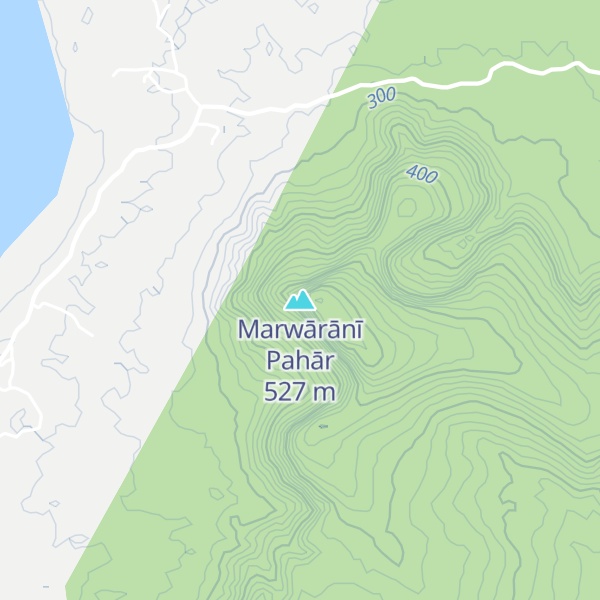 Map of Marwārānī Pahār