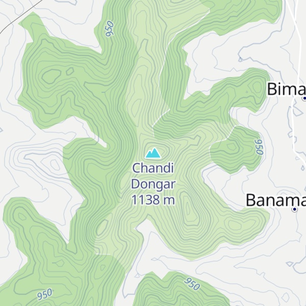 Map of Chandi Dongar
