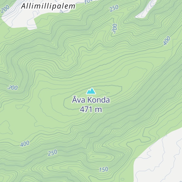Map of Āva Konda