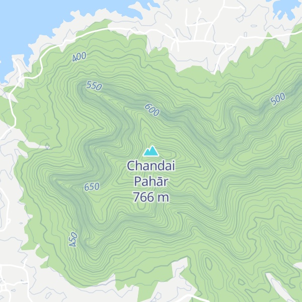 Map of Chandai Pahār