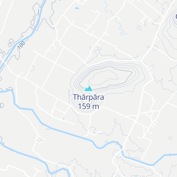Map of Thārpāra