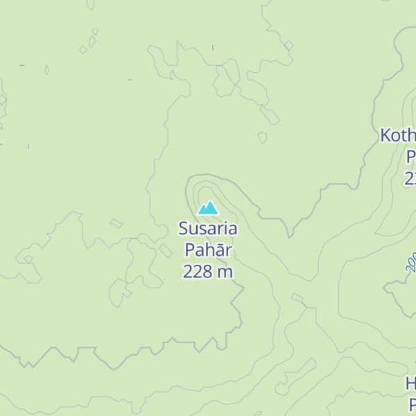 Map of Susaria Pahār
