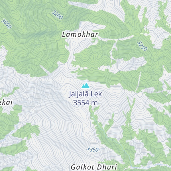 Map of Jaljalā Lek