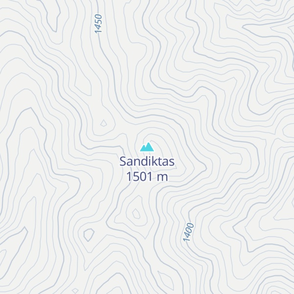 Map of Sandiktas