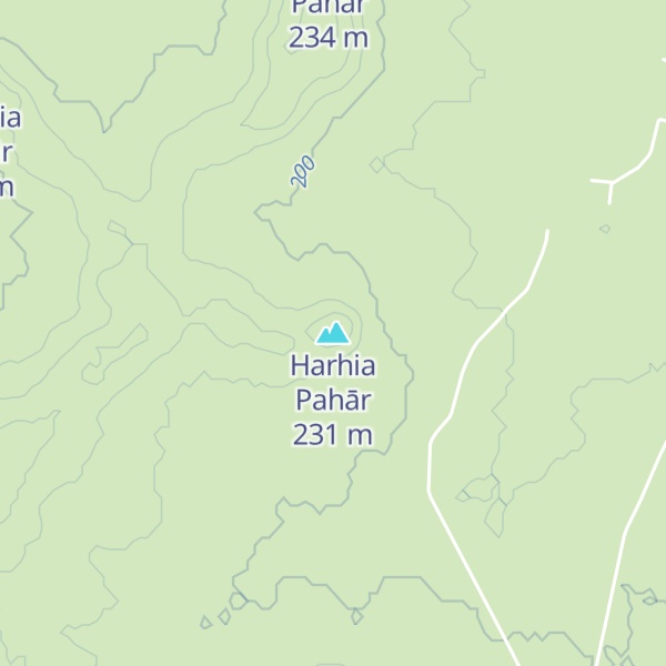 Map of Harhia Pahār
