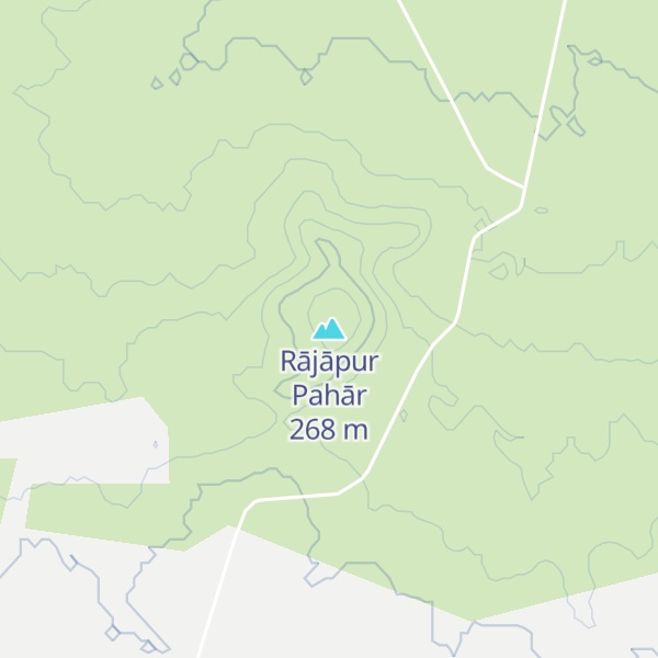 Map of Rājāpur Pahār