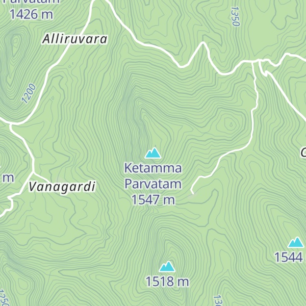 Map of Ketamma Parvatam