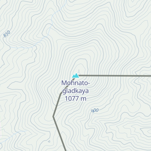 Map of Mohnato-gladkaya