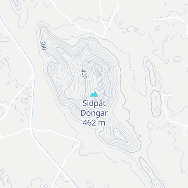 Map of Sidpāt Dongar