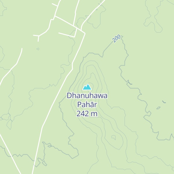 Map of Dhanuhawa Pahār