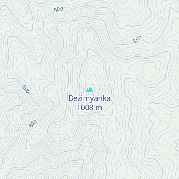 Map of Bezimyanka
