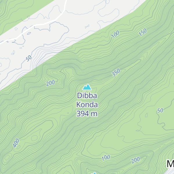 Map of Dibba Konda