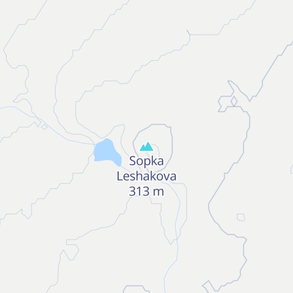 Map of Sopka Leshakova